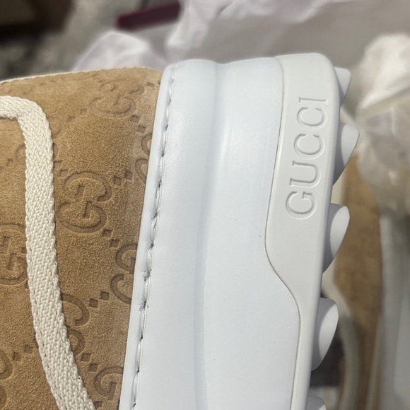 Gucci Women's Tennis Shoes Suede 1977 style size 40 - Picture 13 of 16